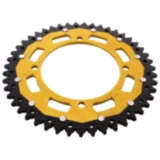 Kettenrad Dual 47Z Teilung 520 gold ZF Innendurchmesser 125 Lochkreis 145 passend für: MZ/MUZ Baghira