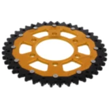 Kettenrad Dual 42Z Teilung 525 gold ZF Innendurchmesser 080 Lochkreis 104 passend für: Kawasaki Z, ZX - 10R, KLZ