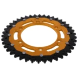 Kettenrad Dual 42Z Teilung 525 gold ZF Innendurchmesser 106 Lochkreis 125 passend für: Triumph Tiger, Street Triple, Bonneville