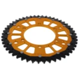 Kettenrad Dual 49Z Teilung 525 gold ZF Innendurchmesser 106 Lochkreis 125 passend für: Triumph Tiger, Street Triple, Bonneville