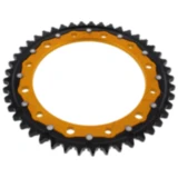 Kettenrad Dual 45Z Teilung 530 gold ZF Innendurchmesser 154 Lochkreis 176 passend für: Honda VFR, CB