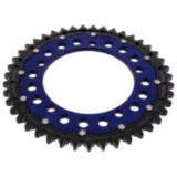 Kettenrad Dual 43Z Teilung 530 blau ZF Innendurchmesser 120 Lochkreis 140 passend für: Triumph Tiger, Sprint, Daytona