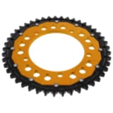 Kettenrad Dual 45Z Teilung 530 gold ZF Innendurchmesser 120 Lochkreis 140 passend für: Triumph Tiger, Sprint, Daytona