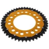Kettenrad Dual 45Z Teilung 530 gold ZF Innendurchmesser 112 Lochkreis 138 passend für: Honda CB, CBR, CBF