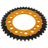 Kettenrad Dual 42Z Teilung 530 gold ZF Innendurchmesser 110 Lochkreis 130 passend für: MZ/MUZ 1000