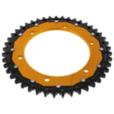 Kettenrad Dual 45Z Teilung 530 gold ZF Innendurchmesser 140 Lochkreis 160 passend für: Kawasaki GPZ, ZRX, ZR