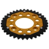 Kettenrad Dual 35Z Teilung 420 gold ZF Innendurchmesser 058 Lochkreis 090 passend für: Honda ANF, MSX, AFS