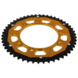 Kettenrad Dual 50Z Teilung 428 gold ZF Innendurchmesser 105 Lochkreis 125 passend für: Rieju Marathon, Tango, RS - 3