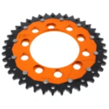 Kettenrad Dual 41Z 525 orange ZF für Motorräder