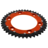 ZF Dual Kettenrad 42Z 525 orange für Straßen und Offroad