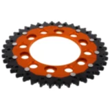 Kettenrad Dual 40Z für Motorräder Teilung 525 orange ZF