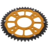Kettenrad Dual 45Z Teilung 428 gold ZF Innendurchmesser 058 Lochkreis 090