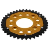 Kettenrad Dual 38Z Teilung 420 gold ZF Innendurchmesser 058 Lochkreis 090 passend für: Honda ANF, MSX, AFS