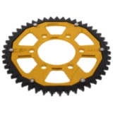 Kettenrad Dual 47Z Teilung 428 gold ZF Innendurchmesser 068 Lochkreis 090 passend für: Honda CB