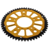 Kettenrad Dual 54Z Teilung 428 gold ZF Innendurchmesser 074 Lochkreis 100 passend für: SWM SM, SMT
