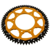 Kettenrad Dual 62Z Teilung 428 gold ZF Innendurchmesser 105 Lochkreis 125 passend für: F. B Mondial SMX, HPS, Flat Track