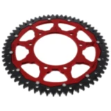 Kettenrad Dual 62Z Teilung 428 rot ZF Innendurchmesser 105 Lochkreis 125 passend für: F. B Mondial SMX, HPS, Flat Track