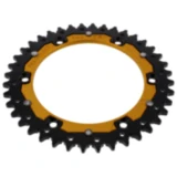 Kettenrad Dual 40Z Teilung 520 gold ZF Innendurchmesser 136 Lochkreis 156 passend für: Husqvarna TE, WR, SM, CR