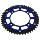Kettenrad Dual 48Z Teilung 420 blau ZF Innendurchmesser 100 Lochkreis 120 passend für: Yamaha YZ