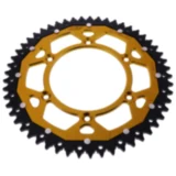 Kettenrad Dual 53Z Teilung 520 gold ZF Innendurchmesser 125 Lochkreis 150 passend für: Husqvarna FE, FC, TE