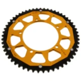 Kettenrad Dual 55Z Teilung 420 gold ZF Innendurchmesser 105 Lochkreis 120 passend für: KSR - Moto TR