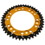 Kettenrad Dual 45Z Teilung 530 gold ZF Innendurchmesser 134 Lochkreis 160 passend für: Honda CBR, VTR
