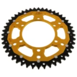 Kettenrad Dual 46Z Teilung 525 gold ZF Innendurchmesser 106 Lochkreis 125 passend für: Triumph Tiger, Street Triple, Bonneville