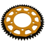 Kettenrad Dual 51Z Teilung 428 gold ZF Innendurchmesser 087 Lochkreis 110 passend für: Kreidler Dice, Enduro, Supermoto