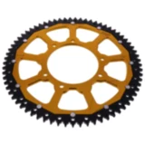 Kettenrad Dual 69Z Teilung 428 gold ZF Innendurchmesser 105 Lochkreis 125 passend für: F. B Mondial SMX, HPS, Flat Track