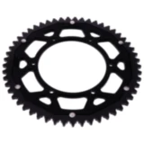 Kettenrad Dual 53Z Teilung 420 schwarz ZF Innendurchmesser 108 Lochkreis 123 passend für: Derbi GPR, Senda
