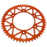 Alu - Kettenrad 51Z Teilung 520 orange JT Innendurchmesser 125 Lochkreis 150 passend für: Husqvarna FE, FC, TE