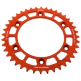 Alu - Kettenrad 40Z Teilung 520 orange JT Innendurchmesser 125 Lochkreis 150 passend für: Husqvarna FE, FC, TE