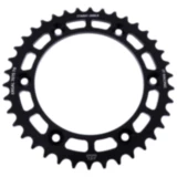 Alu - Kettenrad 38Z Teilung 520 schwarz JT Innendurchmesser 125 Lochkreis 150 passend für: Husqvarna FE, FC, TE