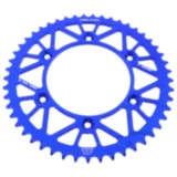 Alu - Kettenrad 49Z Teilung 520 blau JT Innendurchmesser 125 Lochkreis 150 passend für: Husqvarna FE, FC, TE