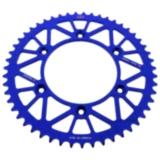 Alu - Kettenrad 51Z Teilung 520 blau JT Innendurchmesser 125 Lochkreis 150 passend für: Husqvarna FE, FC, TE