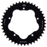 Alu - Kettenrad 42Z Teilung 525 schwarz für Kettenradträger 7585011 passend für: Ducati Hypermotard, Monster, 916