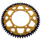 Kettenrad Dual 58Z Teilung 428 gold ZF Innendurchmesser 108 Lochkreis 123 passend für: Aprilia RS, RS4, Tuono