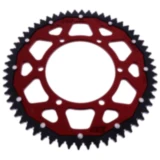 Kettenrad Dual 58Z Teilung 428 rot ZF Innendurchmesser 108 Lochkreis 123 passend für: Aprilia RS, RS4, Tuono