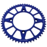 Alu - Kettenrad 52Z Teilung 428 blau Innendurchmesser 100 Lochkreis 120 passend für: Suzuki RM