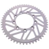 Alu - Kettenrad 53Z Teilung 520 silber Esjot Innendurchmesser 105 Lochkreis 124 passend für: TM Racing EN, MX, SMR