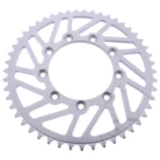 Alu - Kettenrad 49Z Teilung 520 silber Esjot Innendurchmesser 105 Lochkreis 124 passend für: TM Racing EN, MX, SMR