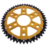 Kettenrad Dual 49Z Teilung 525 gold ZF Innendurchmesser 073 Lochkreis 103 passend für: Ducati Multistrada, Desert X, Desert X Rally