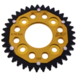 Kettenrad Dual 37Z Teilung 420 gold ZF Innendurchmesser 058 Lochkreis 090 passend für: Honda MSX, Z