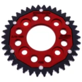 Kettenrad Dual 38Z Teilung 420 rot ZF Innendurchmesser 058 Lochkreis 090 passend für: Honda MSX, Z