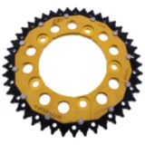 Dual Kettenrad 45Z 525 Teilung gold für Motorräder
