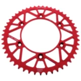 Alu - Kettenrad 49Z Teilung 520 rot JT Innendurchmesser 125 Lochkreis 150 passend für: Husqvarna FE, FC, TE