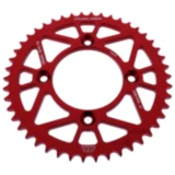 Alu - Kettenrad 46Z Teilung 428 rot JT Innendurchmesser 080 Lochkreis 100 passend für: AJP PR3