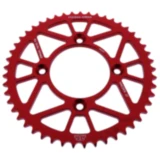 Alu - Kettenrad 49Z Teilung 428 rot JT Innendurchmesser 080 Lochkreis 100 passend für: AJP PR3