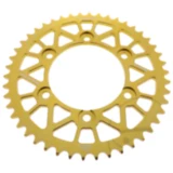 Alu-Kettenrad 46Z 525 gold für Motorräder
