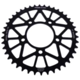 Alu - Kettenrad 42Z Teilung 520 schwarz JT Innendurchmesser 076 Lochkreis 100 passend für: QJMotor SRK